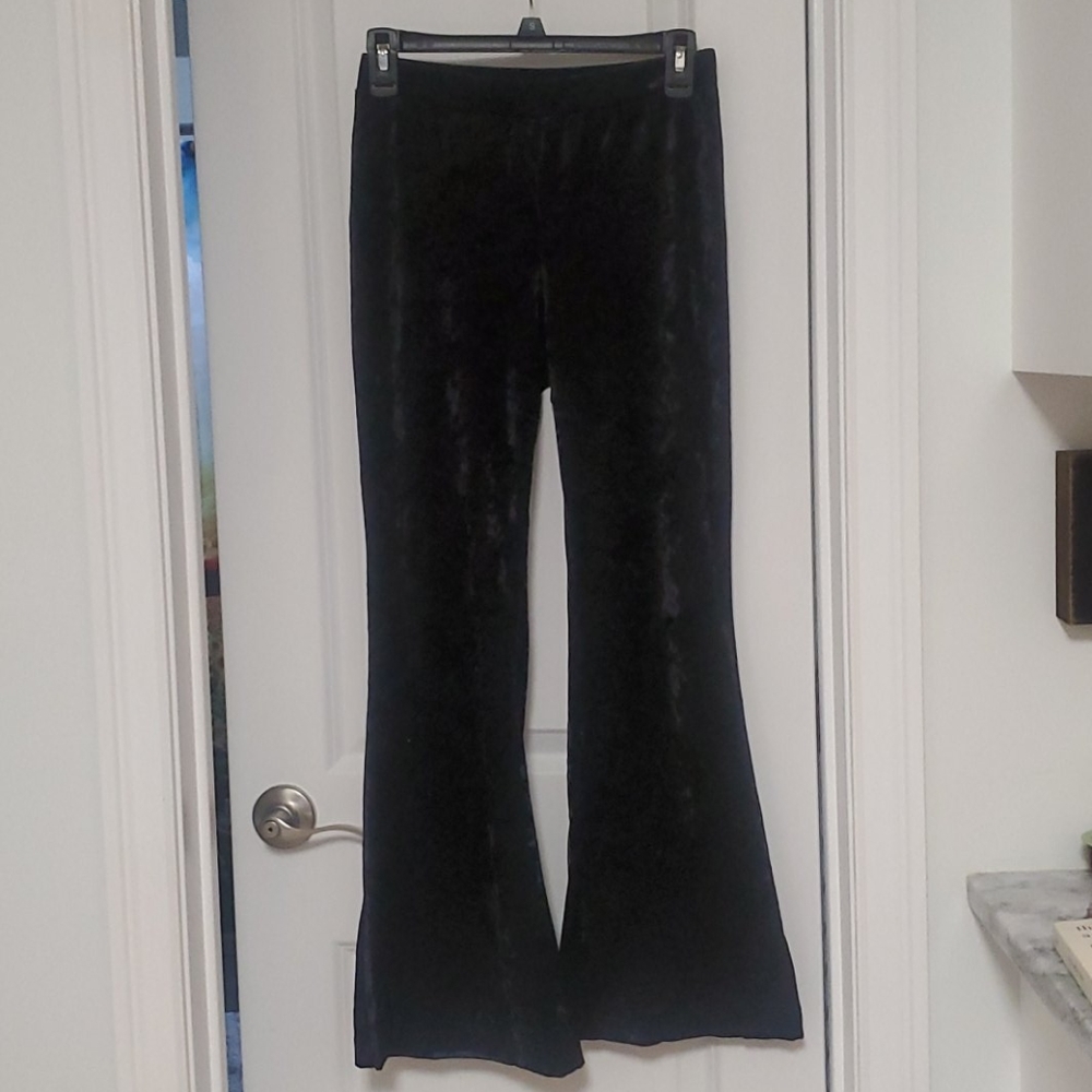 Velvet boot cutt leggings s